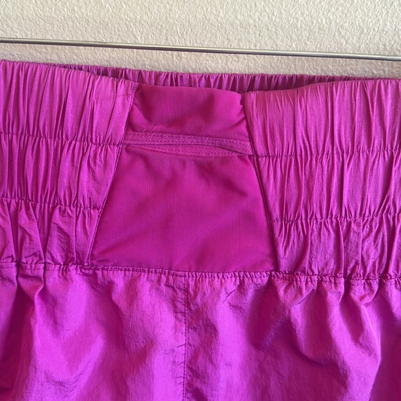 Free People Movement The Way Home Shorts Pink Pull On High Rise Womens Size L - Picture 5 of 11